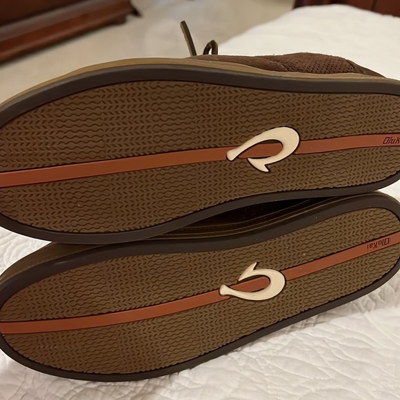 OluKai Men’s Pahono Brown Suede Leather Boot, Men’s size 8D - Picture 3 of 4